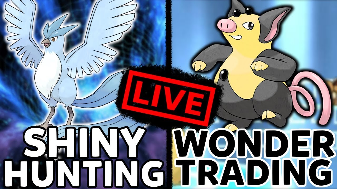 LIVE Legendary Soft Reset Shiny Hunting Shiny Wonder Trading In Pokemon Ultra Sun And Ultra 