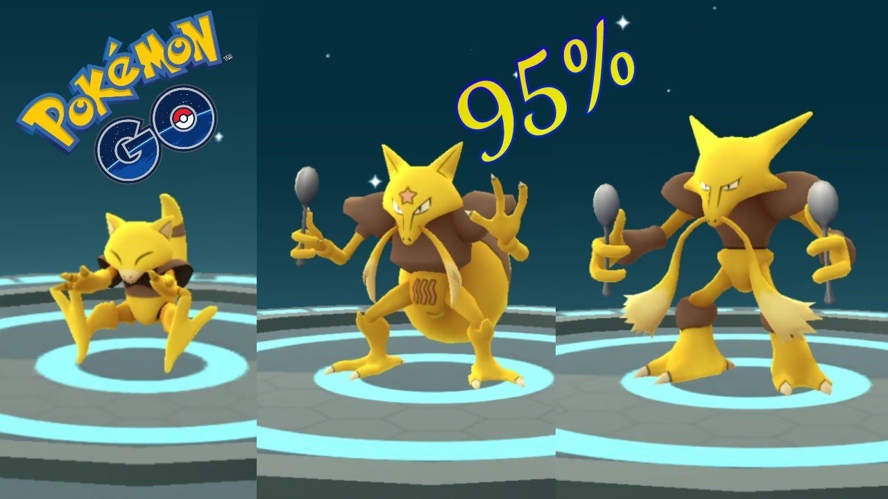 Evolucion abra kadabra alakazam 95 pokemon