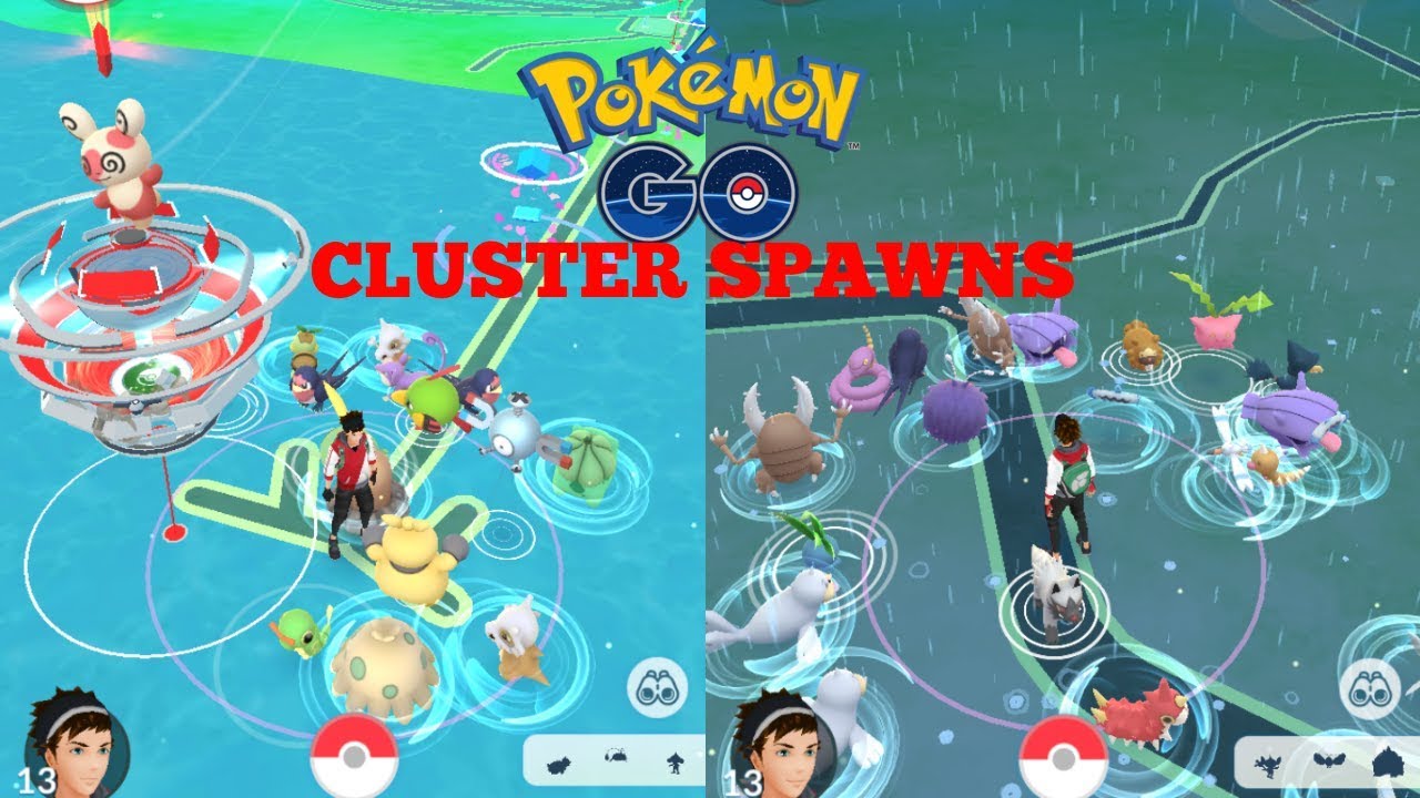 10 BEST CLUSTER SPAWNS COORDINATES POKEMON GO - Pokemon Go Videos