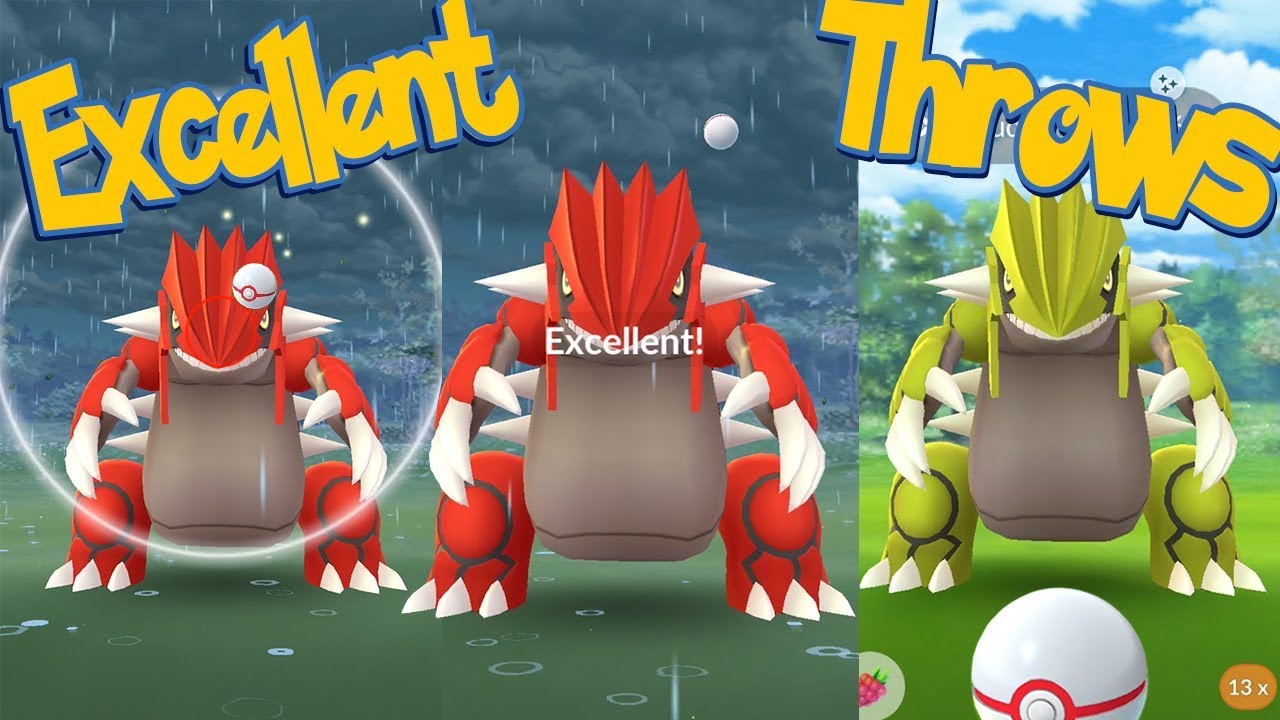 GROUDON Excellent Throws EVERY TIME! How To Hit More Excellent Throws