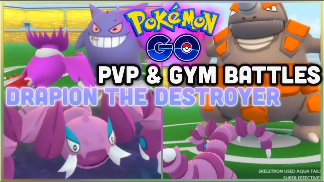 DRAPION THE DESTROYER PVP & GYM BATTLES POKEMON GO GEN 4 GYM BATTLES