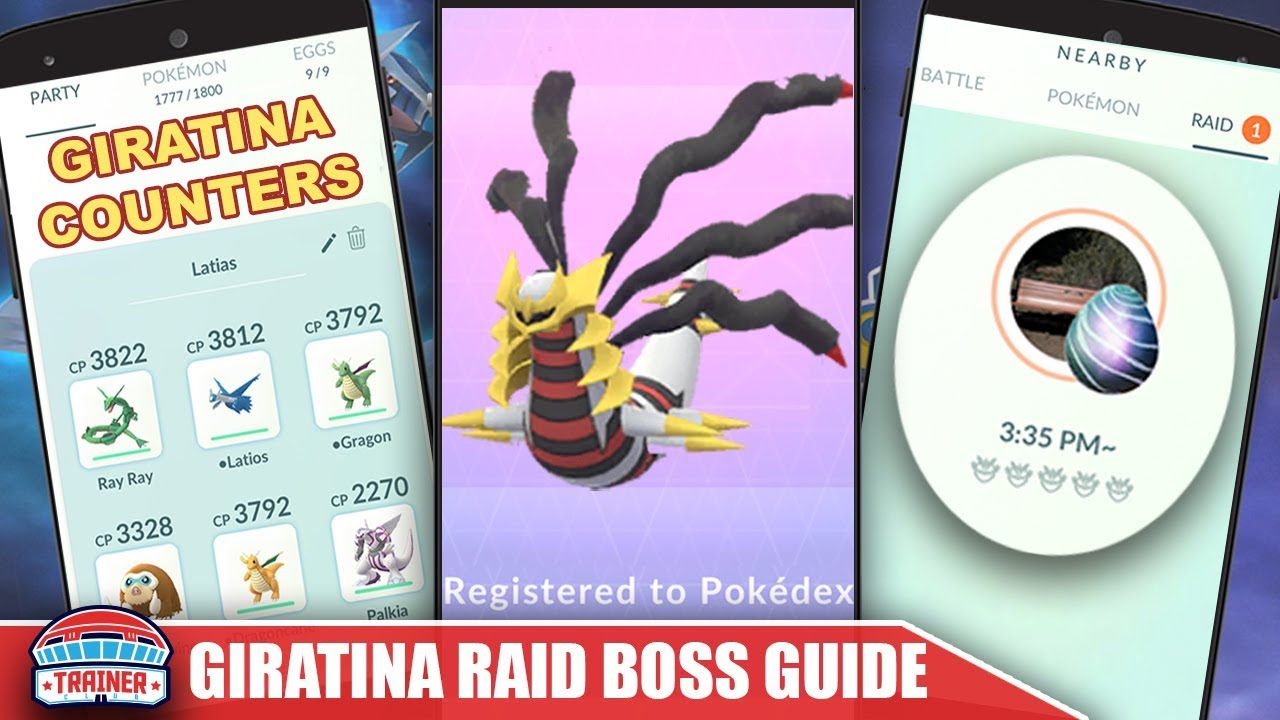 TOP GIRATINA ORIGIN FORME COUNTERS + RAID GUIDE TO BEAT THE GHOST