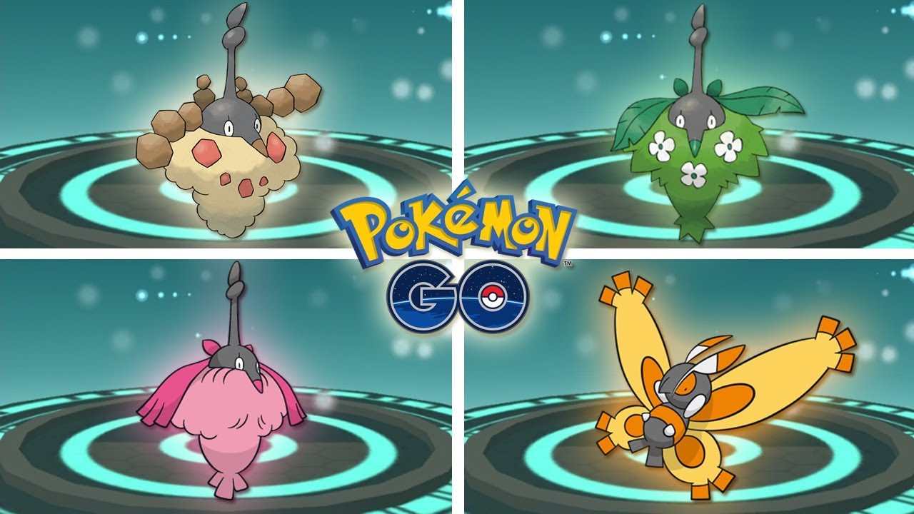 REGISTRO Todas Las Formas De WORMADAN Y MOTHIM En Pok mon GO Evoluci n 