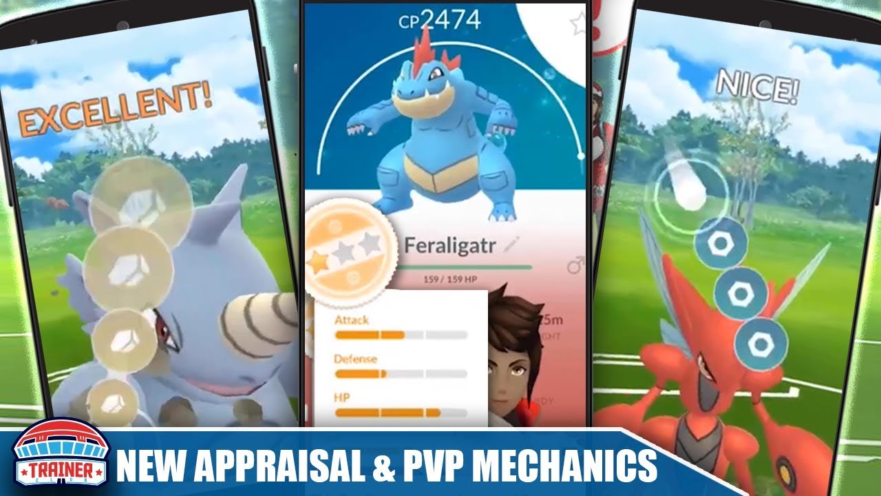 FIRST LOOK NEW UPDATE! IMPROVED APPRAISAL SYSTEM & NEW PVP CHARGE ATTACK MECHANICS POKEMON