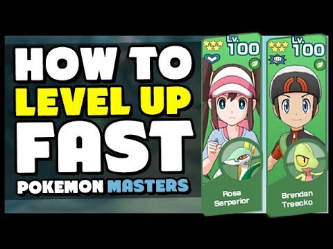 How To Level Up FAST and INCREASE LEVEL CAP In Pokemon Masters