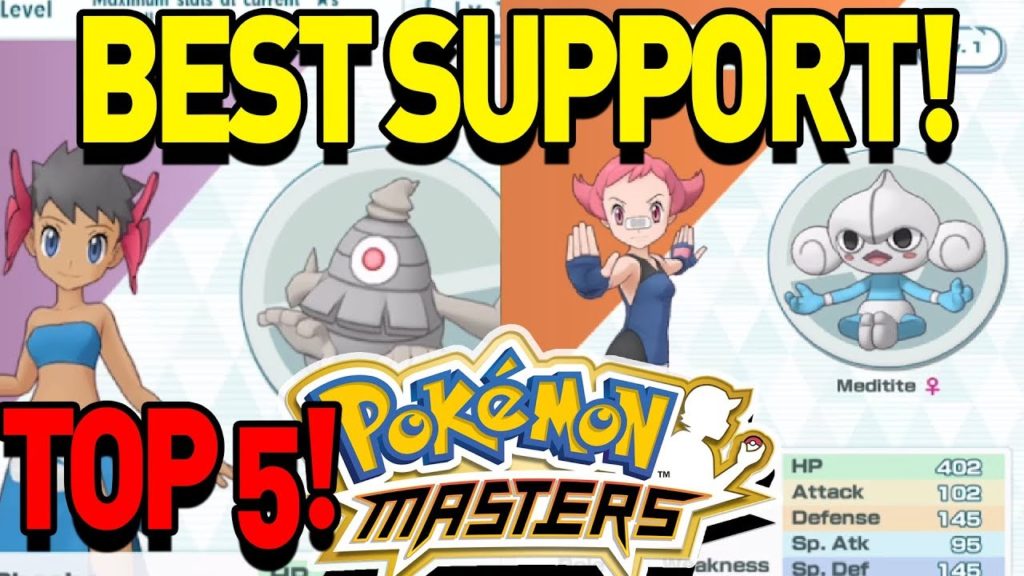 Top 5 BEST SUPPORT SYNC PAIRS in Pokemon Masters!