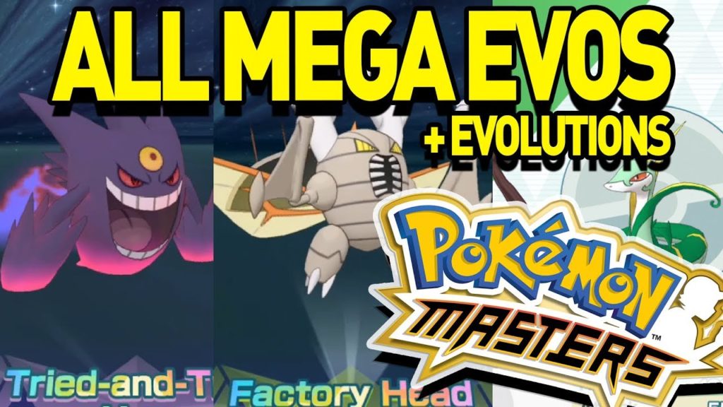 All MEGA EVOLUTIONS and EVOLUTIONS in Pokemon Masters!