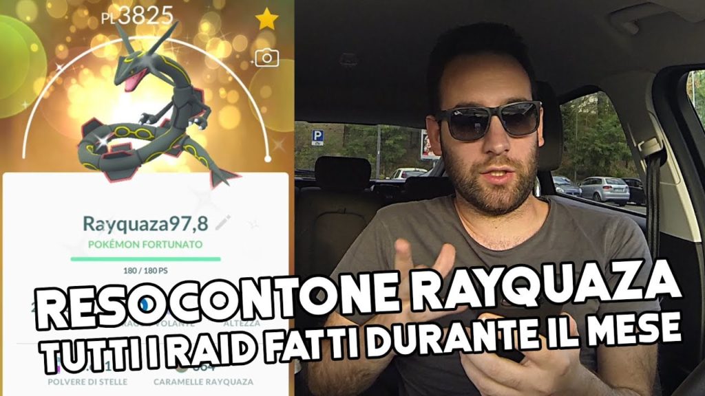 Il resocontone, tutti i Rayquaza catturati durante il mese! - Pokémon Go Ita