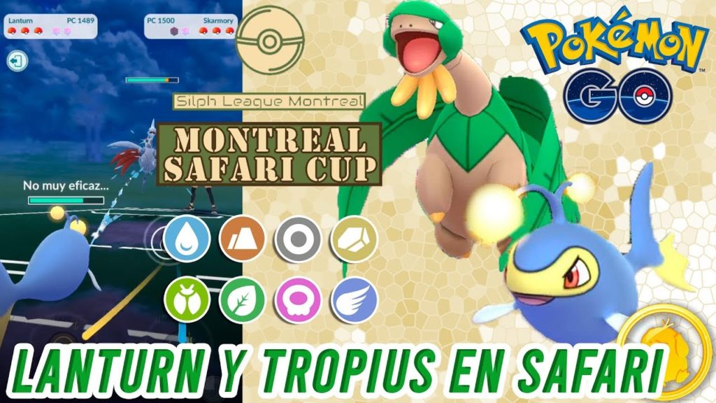 ¡Probando a LANTURN y TROPIUS en la SAFARI CUP!-Pokémon Go PvP