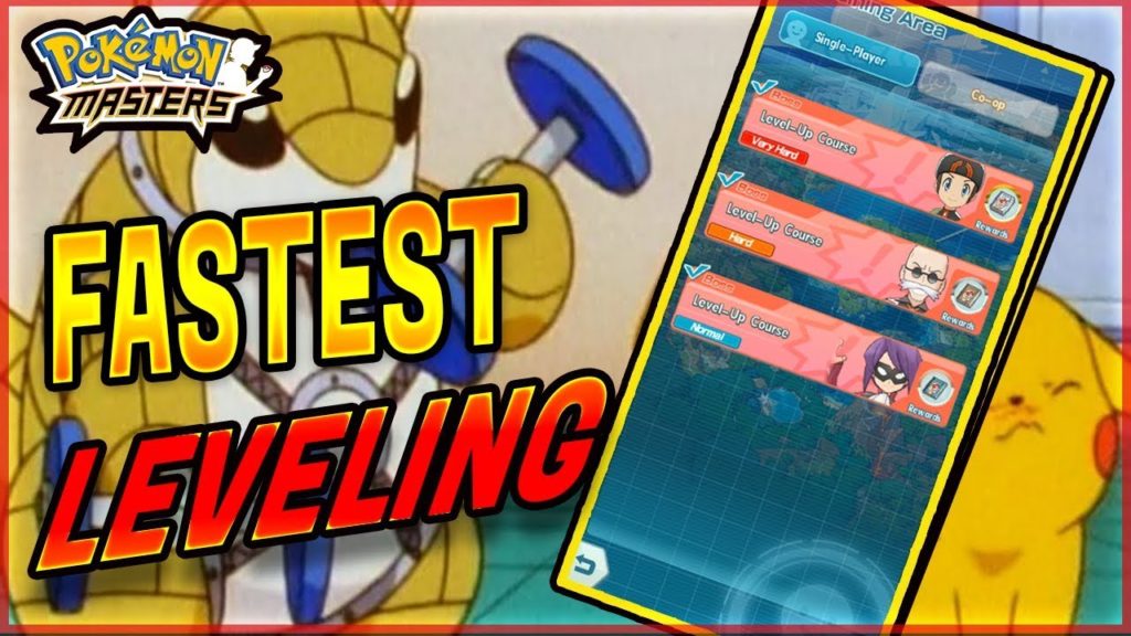 FASTEST Way to LEVEL UP in POKEMON MASTERS! (SYNC PAIRS)