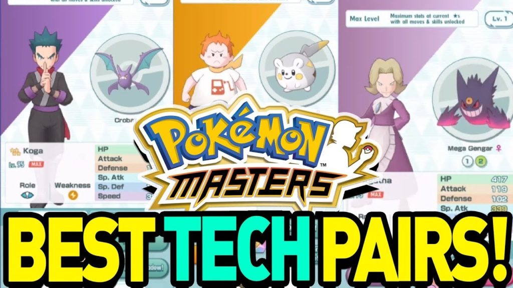 BEST TECH SYNC PAIRS in POKEMON MASTERS!
