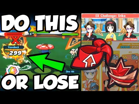 BEST Pokemon Masters Team For Beating EX Erika Co-Op!  Pokemon Masters EX Co-Op Guide