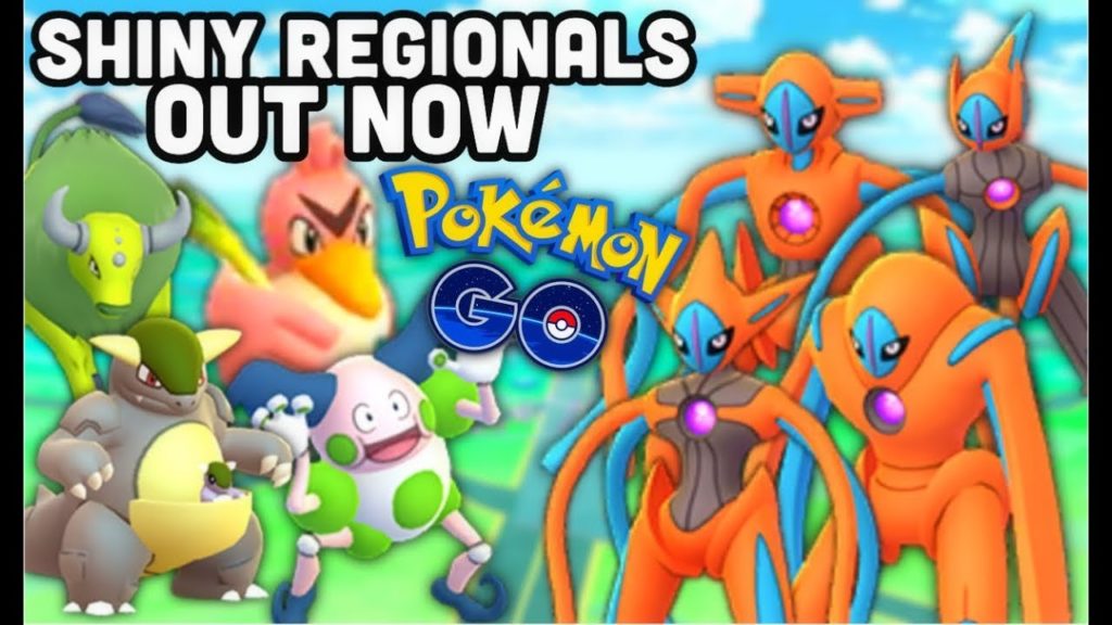Shiny Regionals & Gen 3 shiny spawns in Pokemon GO | Deoxys Raid counters