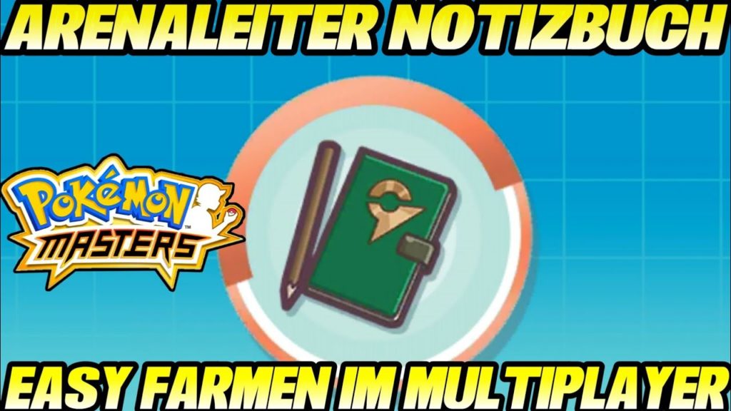 Arenaleiter Notizbuch easy bekommen! 😎 Ab in den Multiplayer Modus von Pokémon Masters!