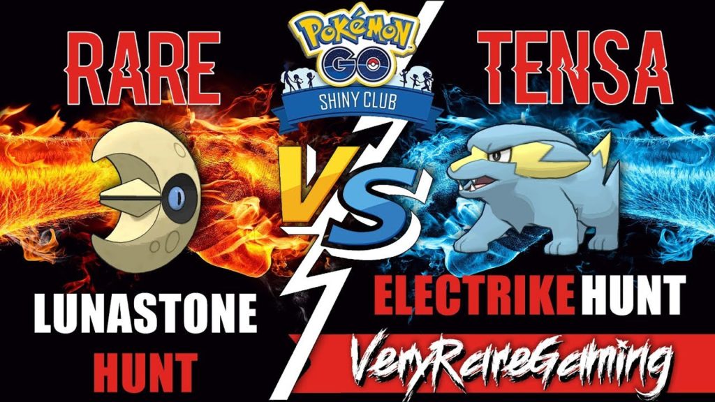 Rare Vs Tensa Round 2: Shiny Hunt In Pokemon Go - Lunatone & Electrike
