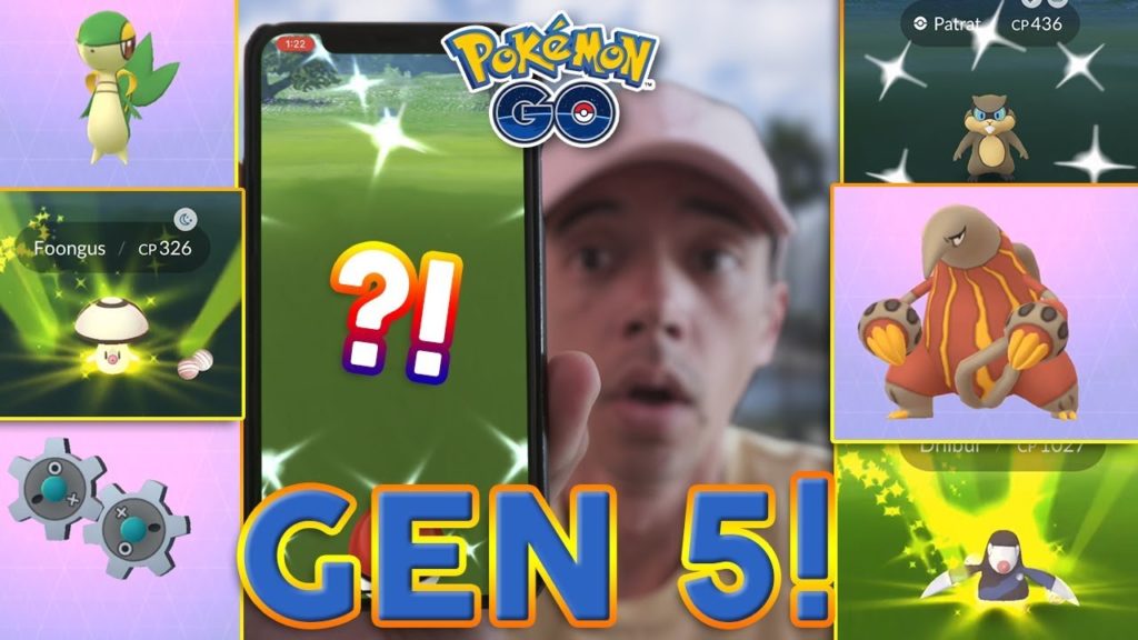 GEN 5 IS HERE AND I CAUGHT A SHINY! (Pokémon GO Unova Update)