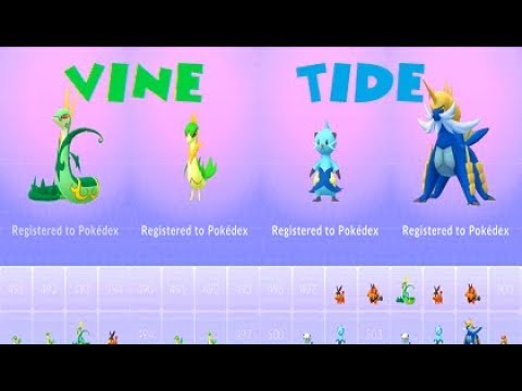 Pokemon Go Unova 5th Gen - Dewott, Servine, Samurott, Serperior