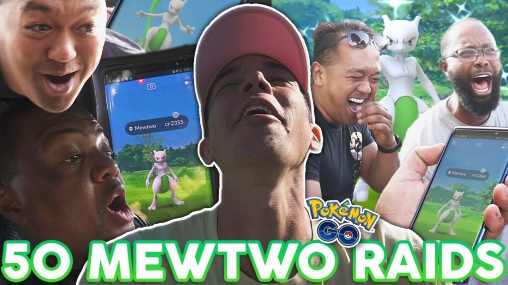 WE DID 50 SHINY MEWTWO RAIDS IN POKÉMON GO