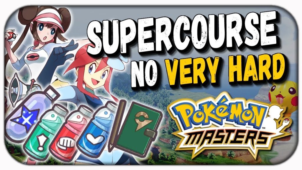 Pokémon Masters - SuperCourse no VERY HARD e no AUTO!