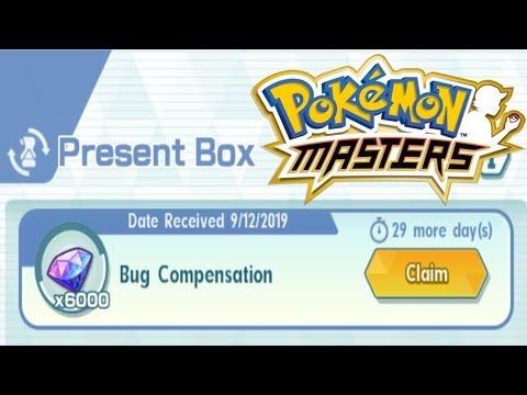 HUGE UPDATE 6000 FREE GEMS! BUG COMPENSATION Pokemon Masters