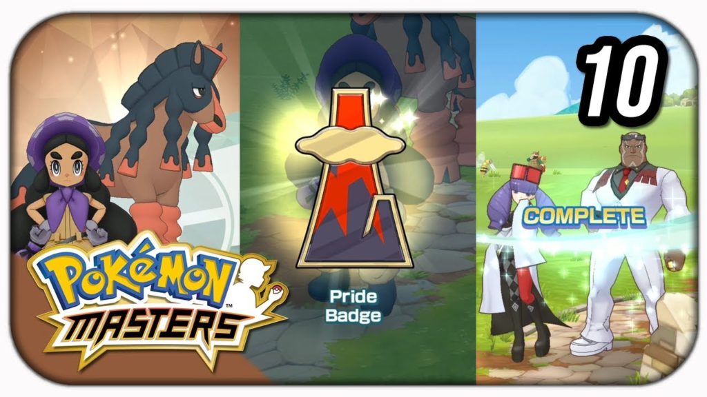 Gameplay Pokémon Masters! Capítulo 10, Hapu e a ÚLTIMA Insígnea!