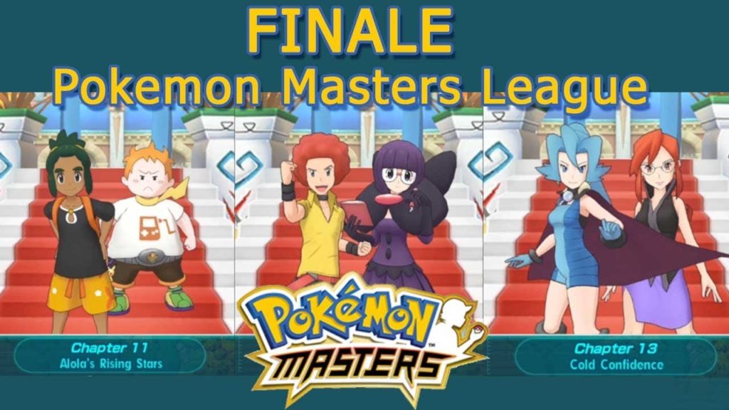 Pokemon Masters - Pokemon Master League gameplay (CBT Finale - Chapter 11, 12, 13)