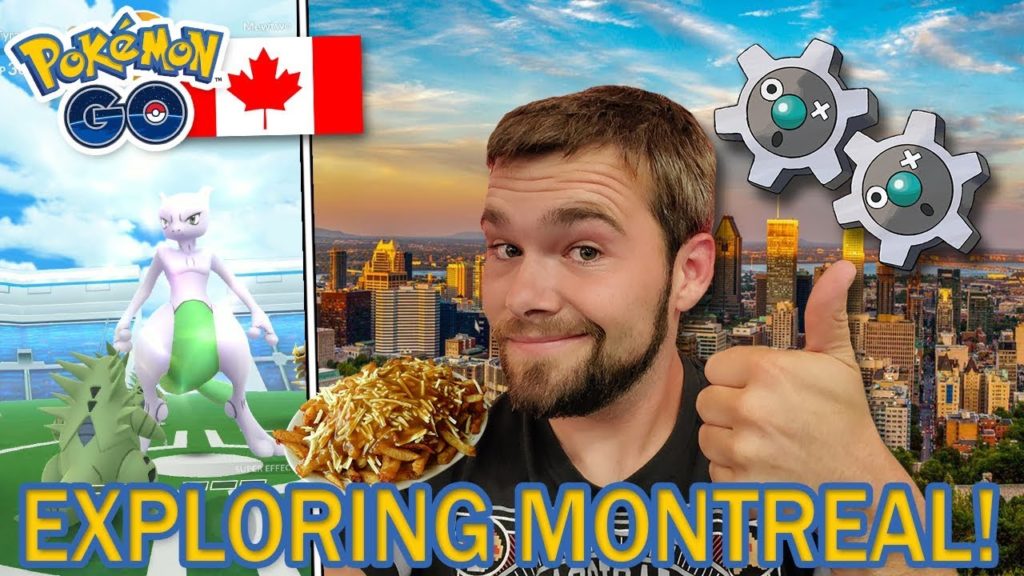 OH CANADA! SHINY MEWTWO RAIDING IN MONTREAL!!! (Pokemon GO)