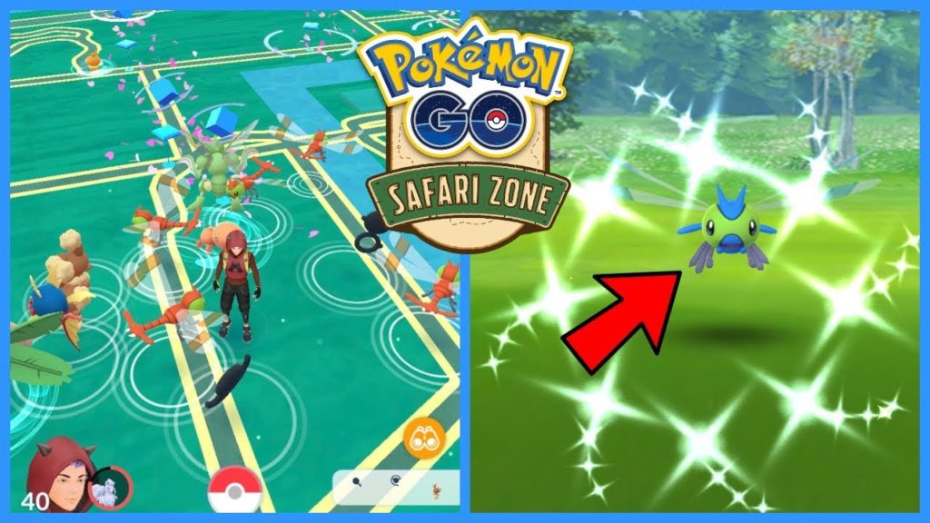 SHINY YANMA FOUND IN POKEMON GO! New Safari Zone Event Gameplay!