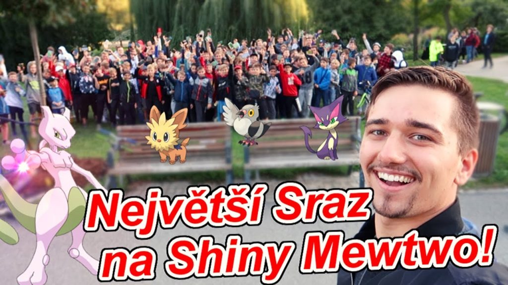 Zablokovali jsme křižovatku! Shiny Mewtwo Raid Sraz! | Pokémon GO CZ/SK Jakub Destro