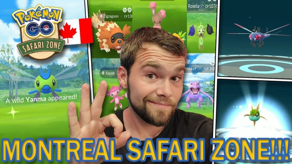SO MANY AMAZING SHINY POKEMON CAUGHT! MONTREAL SAFARI ZONE! (Pokemon GO)
