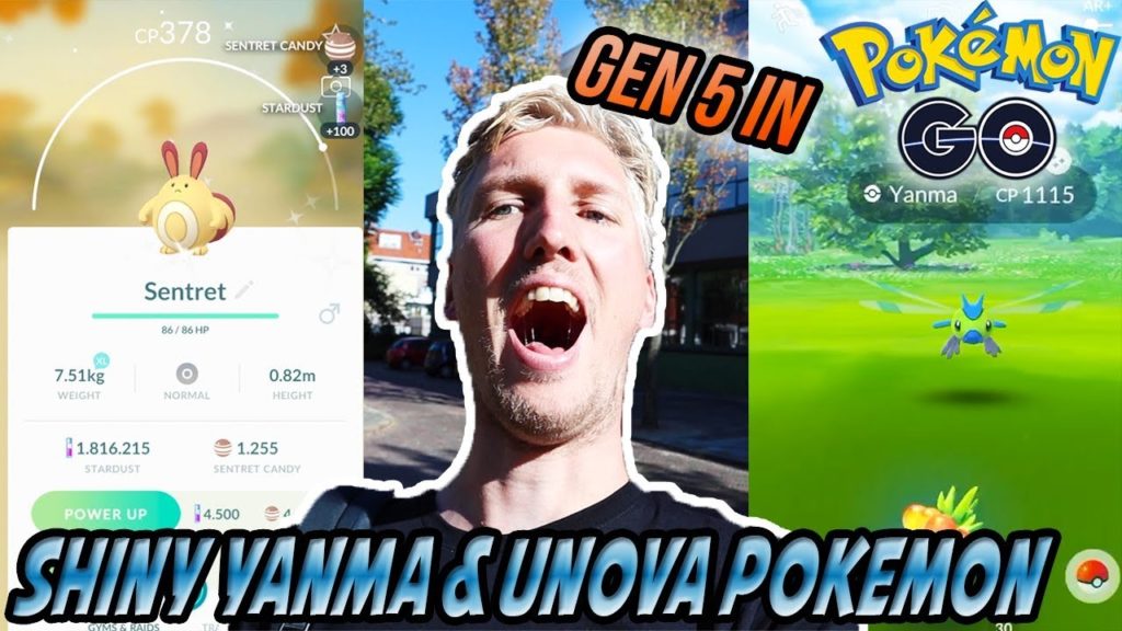Pokemon GO Nederlands - Gen 5 Unova Pokemon & shiny Yanma in Pokemon GO! - Pokemon GO Gen 5 vlog