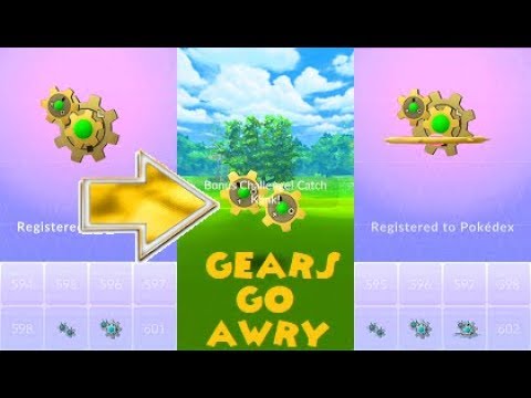 Pokemon Go Shiny Klink Catch & Klang-Kilnklang Evolutions At First Raid