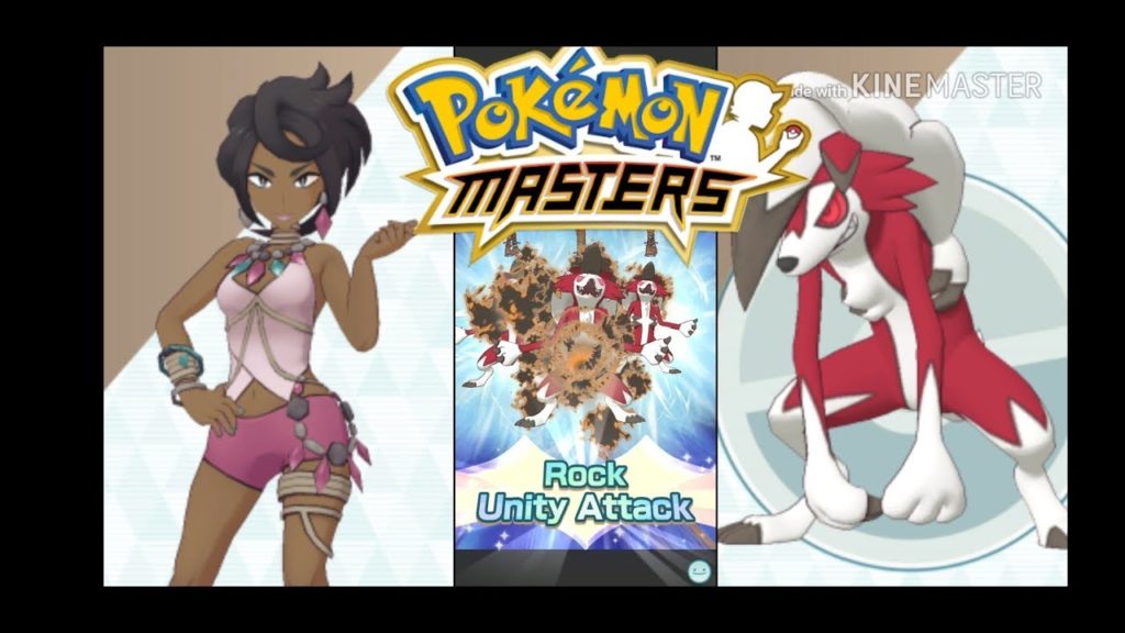 [Pokemon masters] Easiest way to beat Ex Rosa VH | Triple lycanrock strategy OP!!