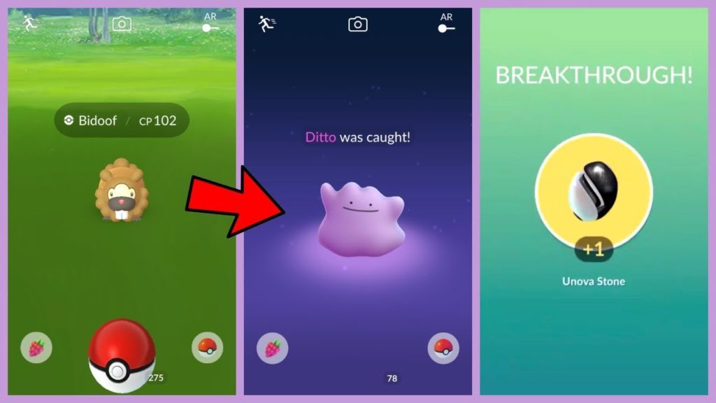 HOW TO GET A UNOVA STONE IN POKEMON GO! New Ditto Disguises Found!