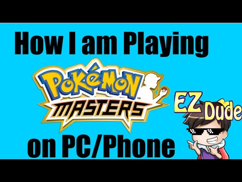How I am Playing Pokemon Masters on my PC/ Phone
