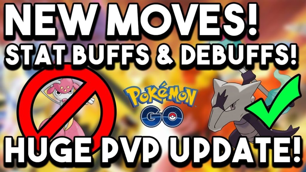 NEW PVP UPDATE IN POKEMON GO! NEW MOVES, STAT BUFF/DEBUFFS & NO MORE UNDERTAPPING! - Pokemon GO PvP