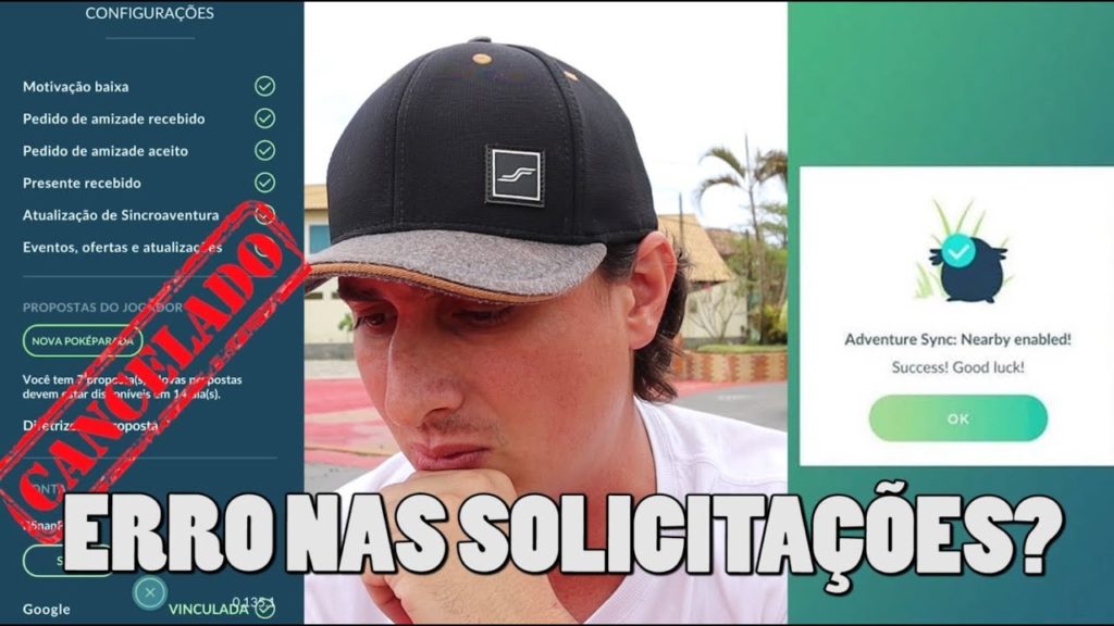 Solicitação de Pokéstops canceladas momentaneamente... Sincroaventura 2.0 ativado! - PokémonGo