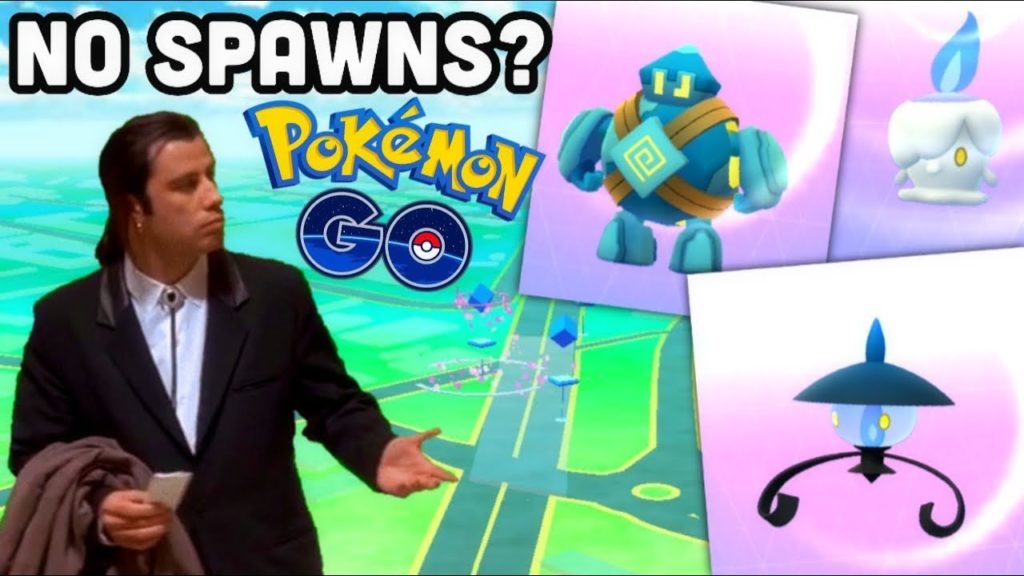 Dead spawns in Pokemon GO | Catching Litwick & Golett | Shiny Mewtwo Raid day