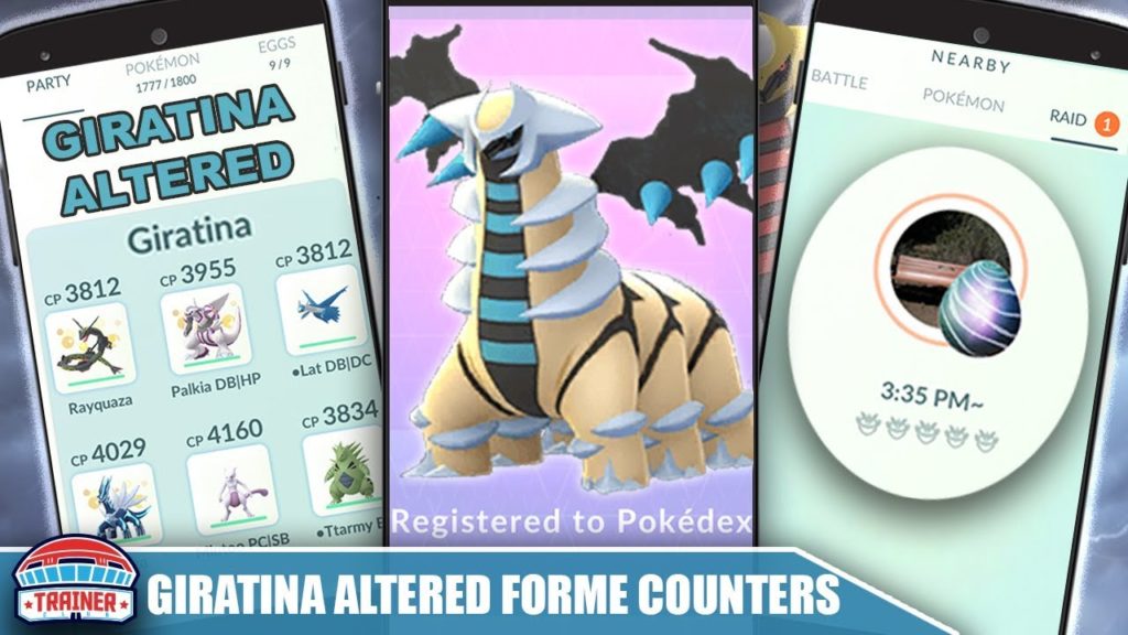 TOP SHINY GIRATINA ALTERED FORME COUNTERS, 100 IVs, BEST MOVES + RAID GUIDE - GHOST  | Pokémon Go