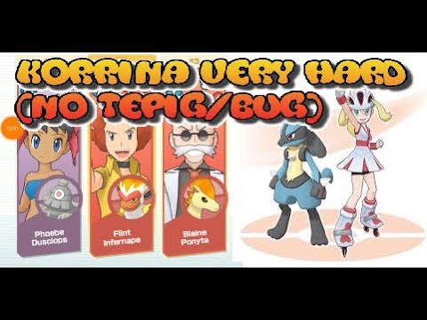 Pokémon Masters EX Korrina Very Hard without tepig (bug fixed)