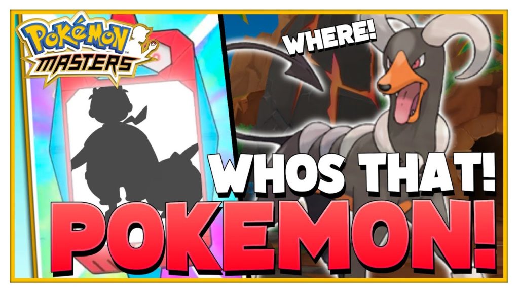 POKEMON MASTERS | Who's That Pokemon! WHERE ARE YOU HOUNDOOM!