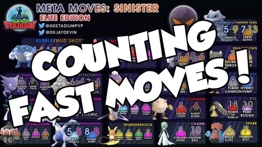 COUNTING FAST MOVES IN THE SINISTER CUP! POKEMON GO PVP STRATEGIES TO HELP YOU WIN!