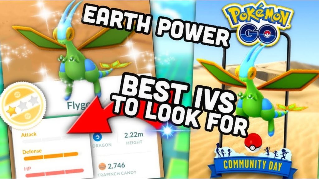 Shiny Flygon Earth Power is it good? | Pokemon GO | Best IVs to look for & why