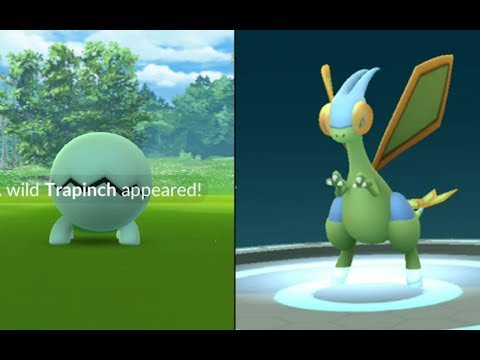 Shiny Trapinch released in pokemon go community day!