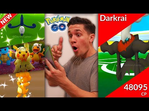 NEW POKÉMON COSTUMES | * DARKRAI * RAIDS | GEN 5 | SHINIES! (The Pokémon GO Halloween Update)