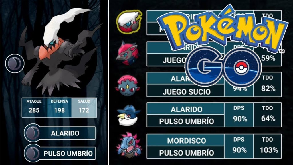¿QUE TAN BUENO ES DARKRAI? ¿COMO DERROTARLO? [Pokémon GO-davidpetit]