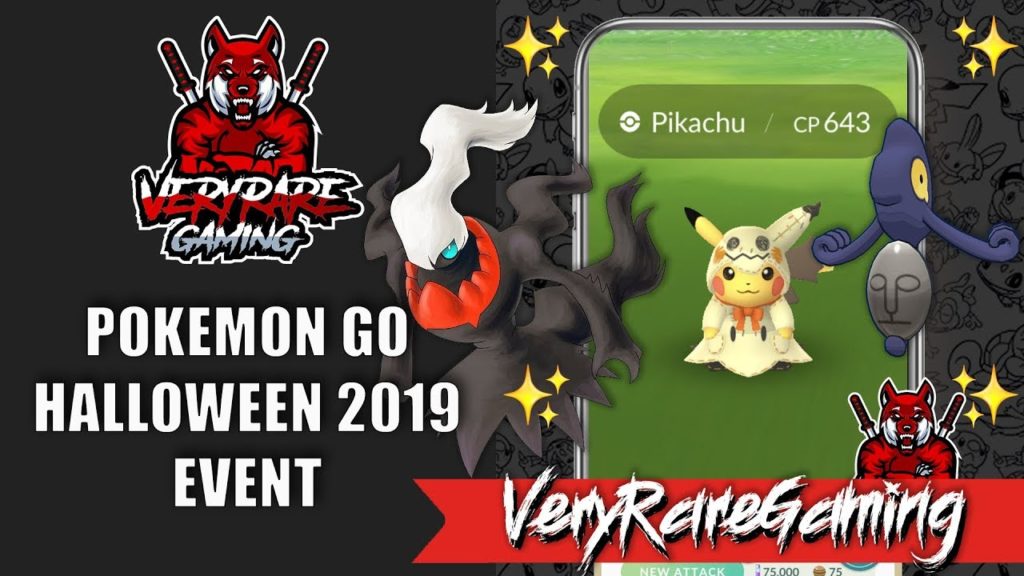 Pokemon Go Halloween Event 2019 - Shiny Yamask - DarkRai Release - Halloween Costume Starters