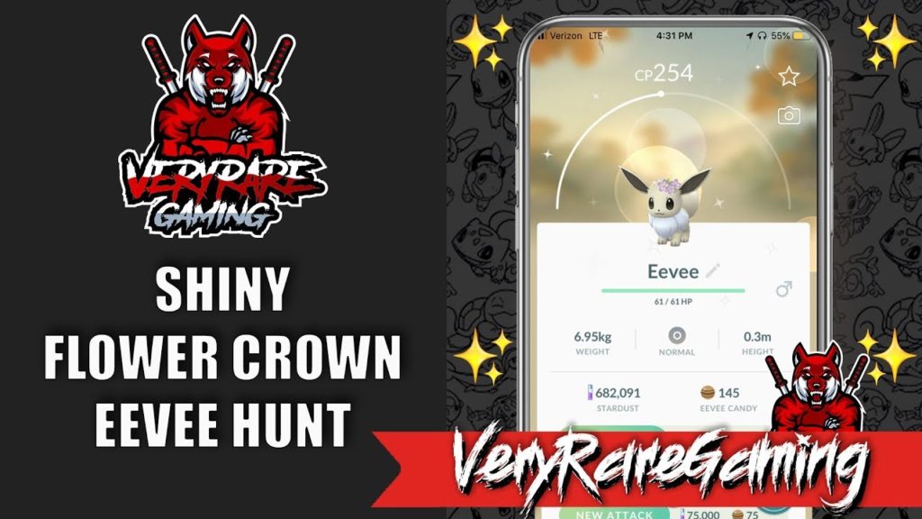 Pokemon Go: Flower Crown Shiny Eevee Hunt - + Shiny Mareep Hunt