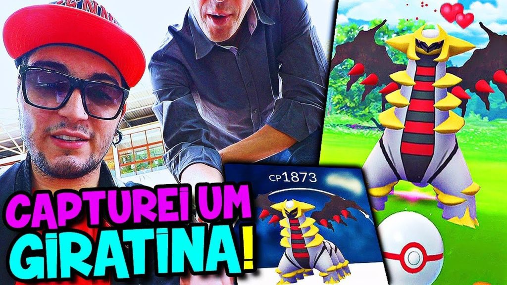 POKÉMON GO - FINALMENTE MEU PRIMEIRO LENDÁRIO ! CAPTURANDO GIRATINA !!
