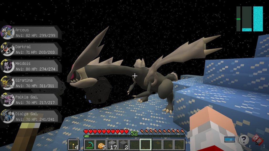 Minecraft : ENCONTREI o KYUREM SHINY *no espaço* - POKEMON MASTERS Ep.61 « Nitro »